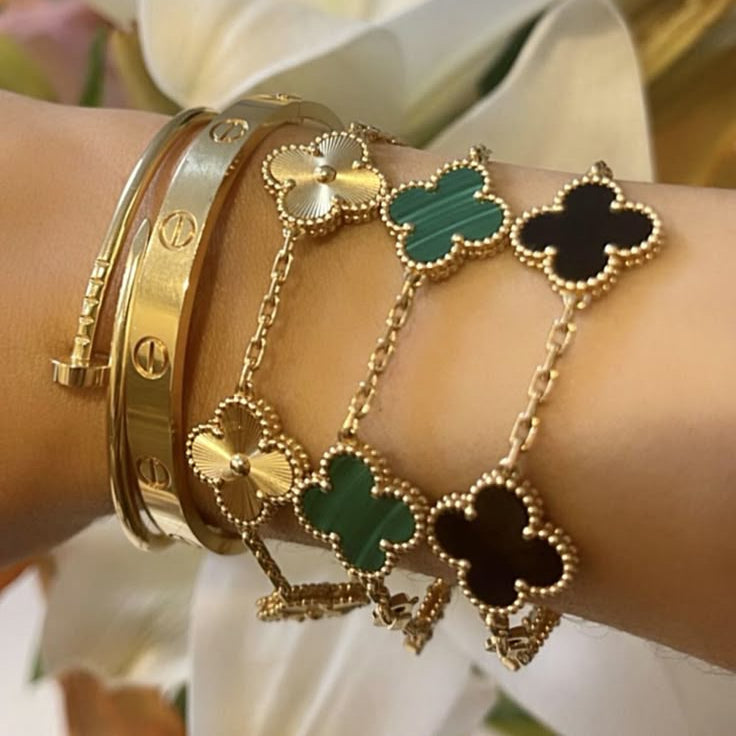 Bracelet 5 Motifs VC - Black