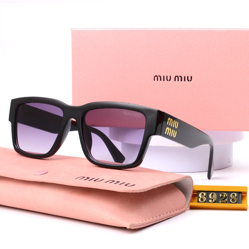 Miu Miu Rectangular Sunglasses with Logo