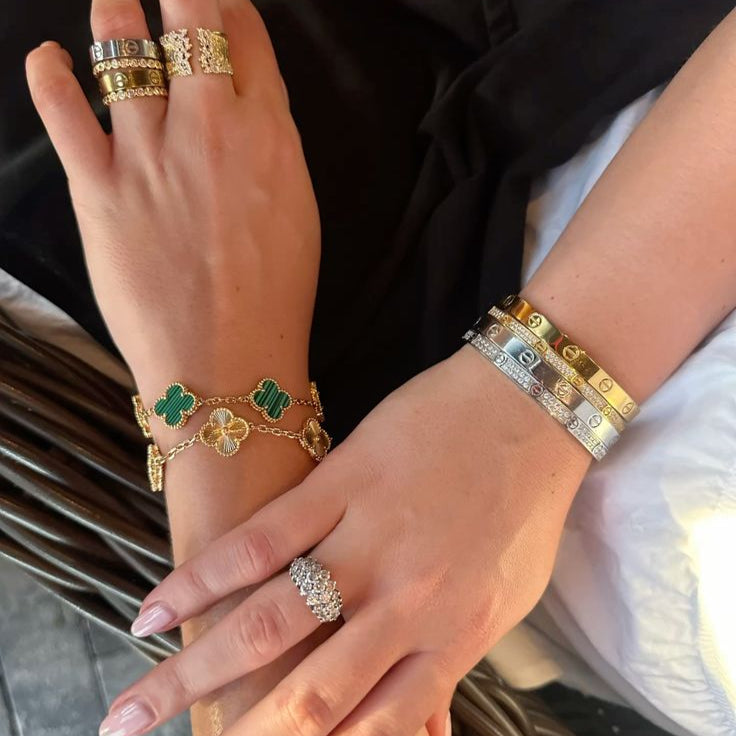 Bracelet 5 Motifs VC - Green