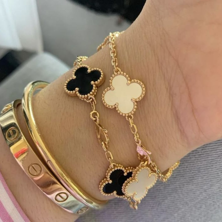 Bracelet 5 Motifs VC - Black