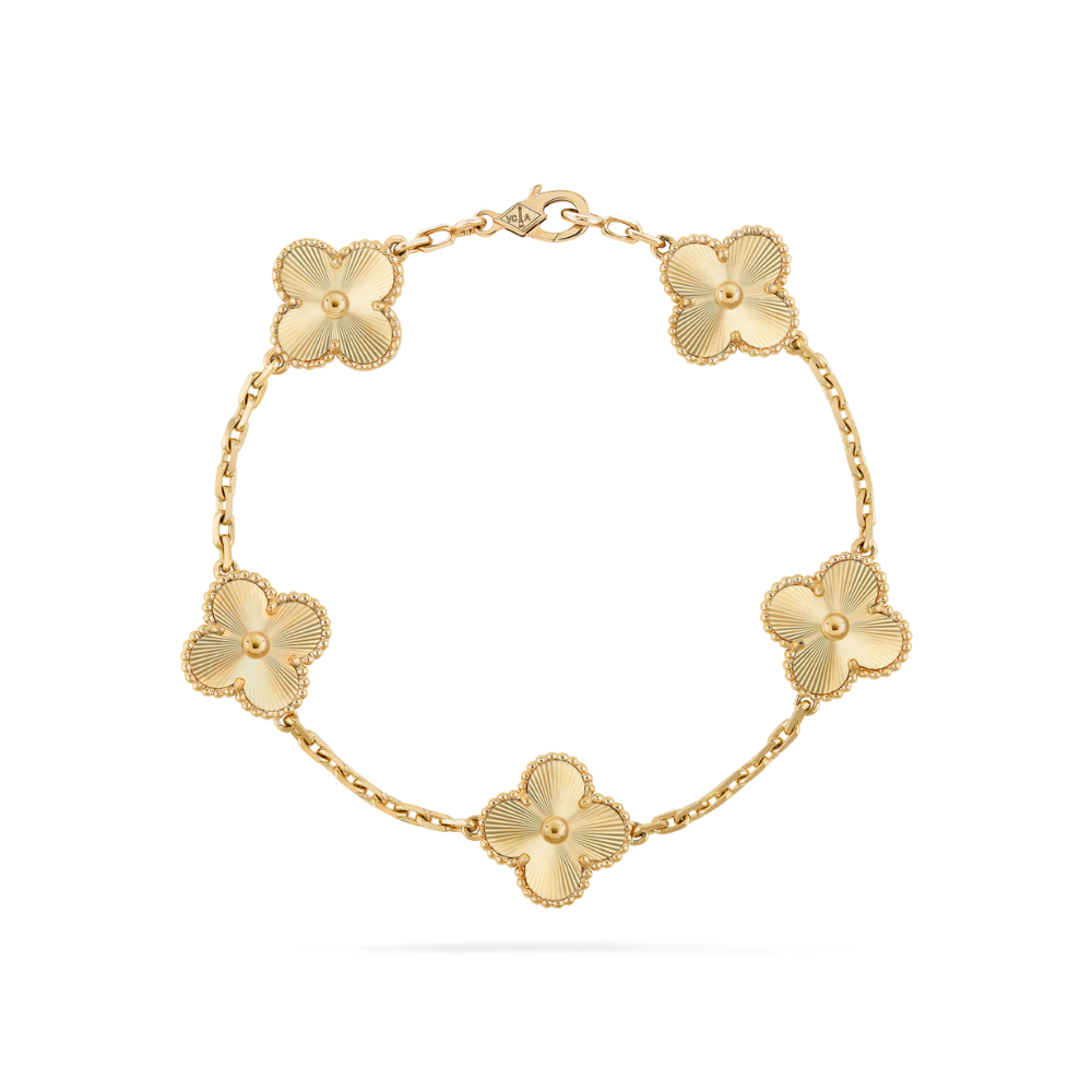 Bracelet 5 Motifs VC - Gold