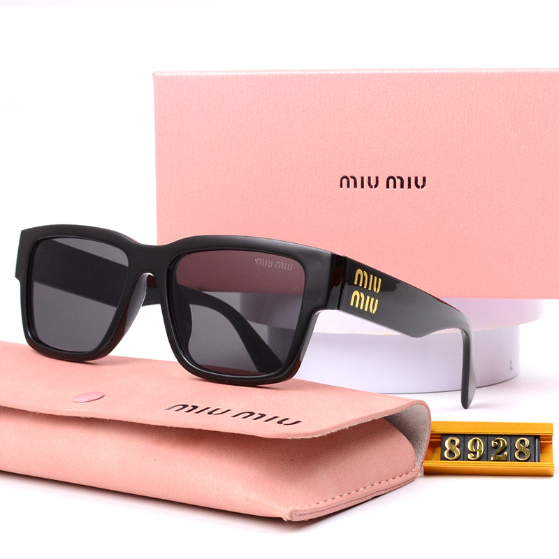 Miu Miu Rectangular Sunglasses with Logo