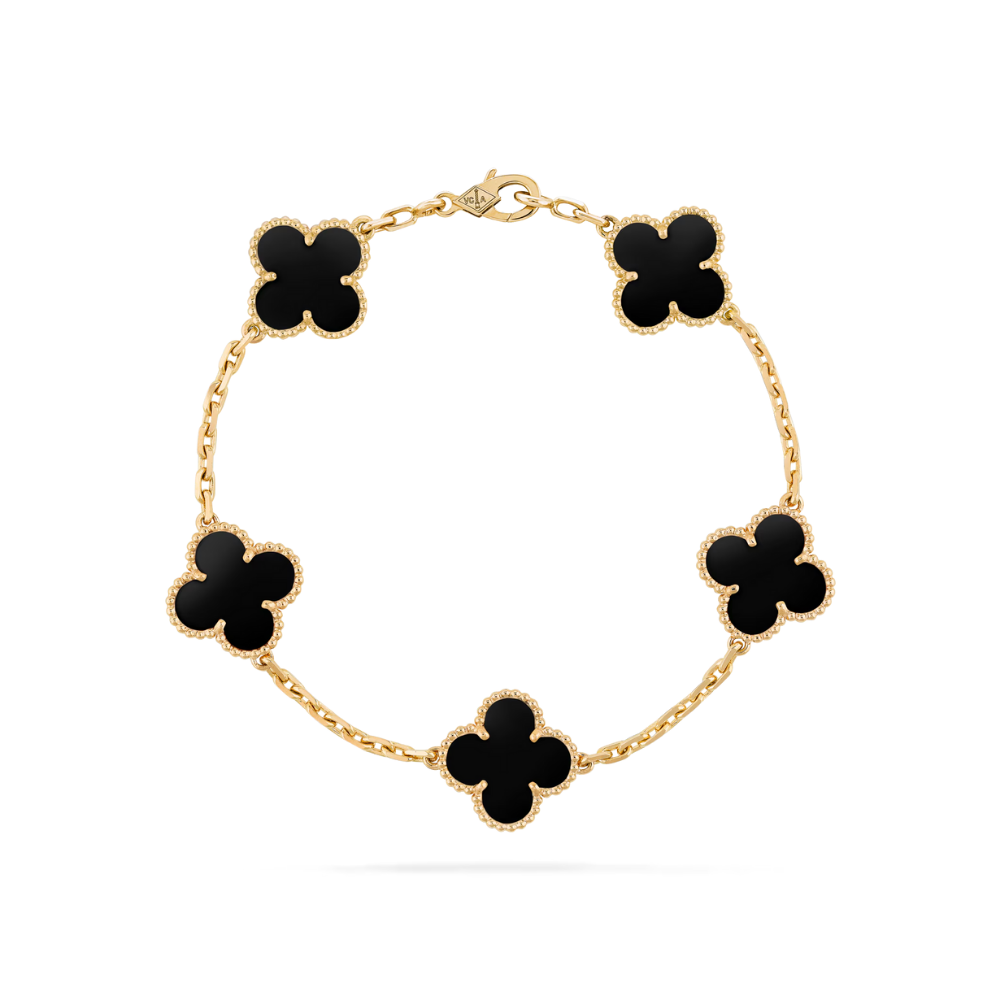 Bracelet 5 Motifs VC - Black