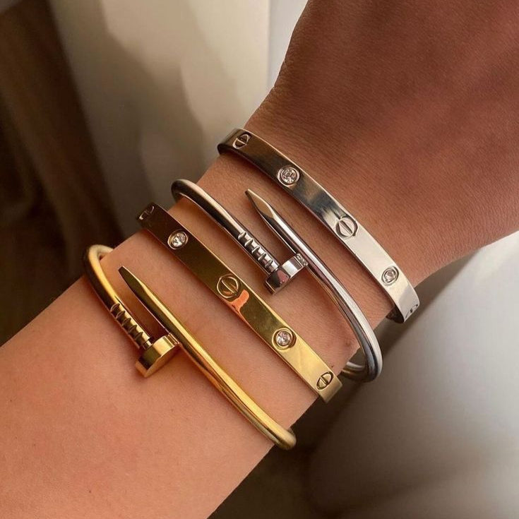 Bracelet Love Diamonds CR Silver