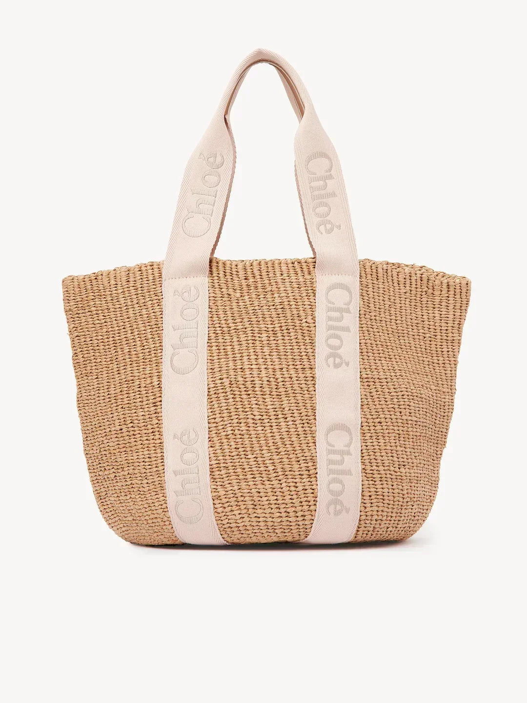 Large Woody basket in natural fibres