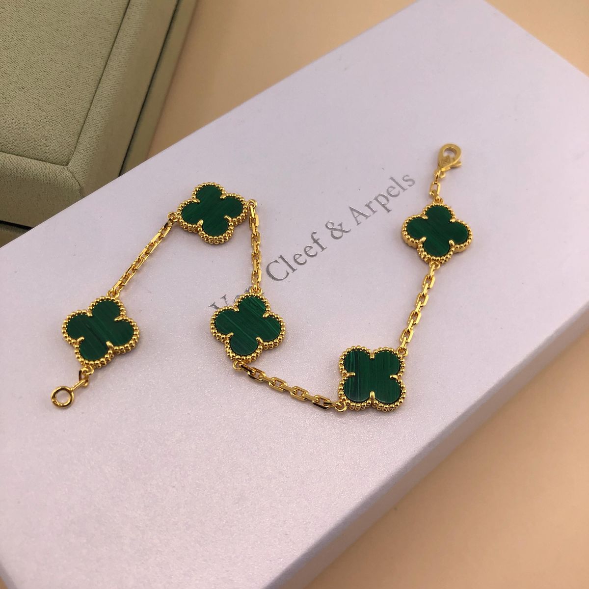 Bracelet 5 Motifs VC - Green