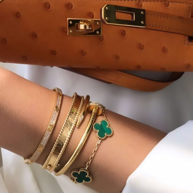 Bracelet 5 Motifs VC - Green