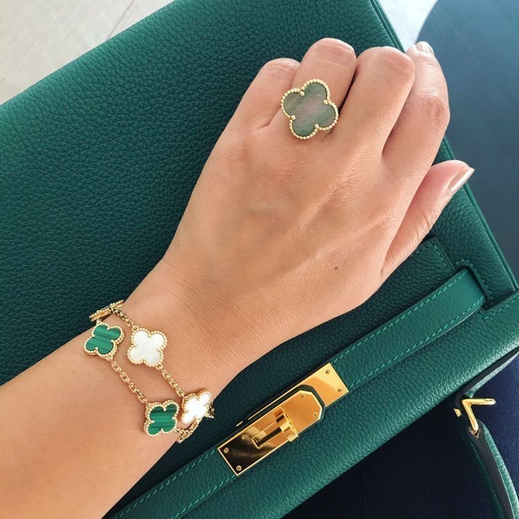 Bracelet 5 Motifs VC - Green