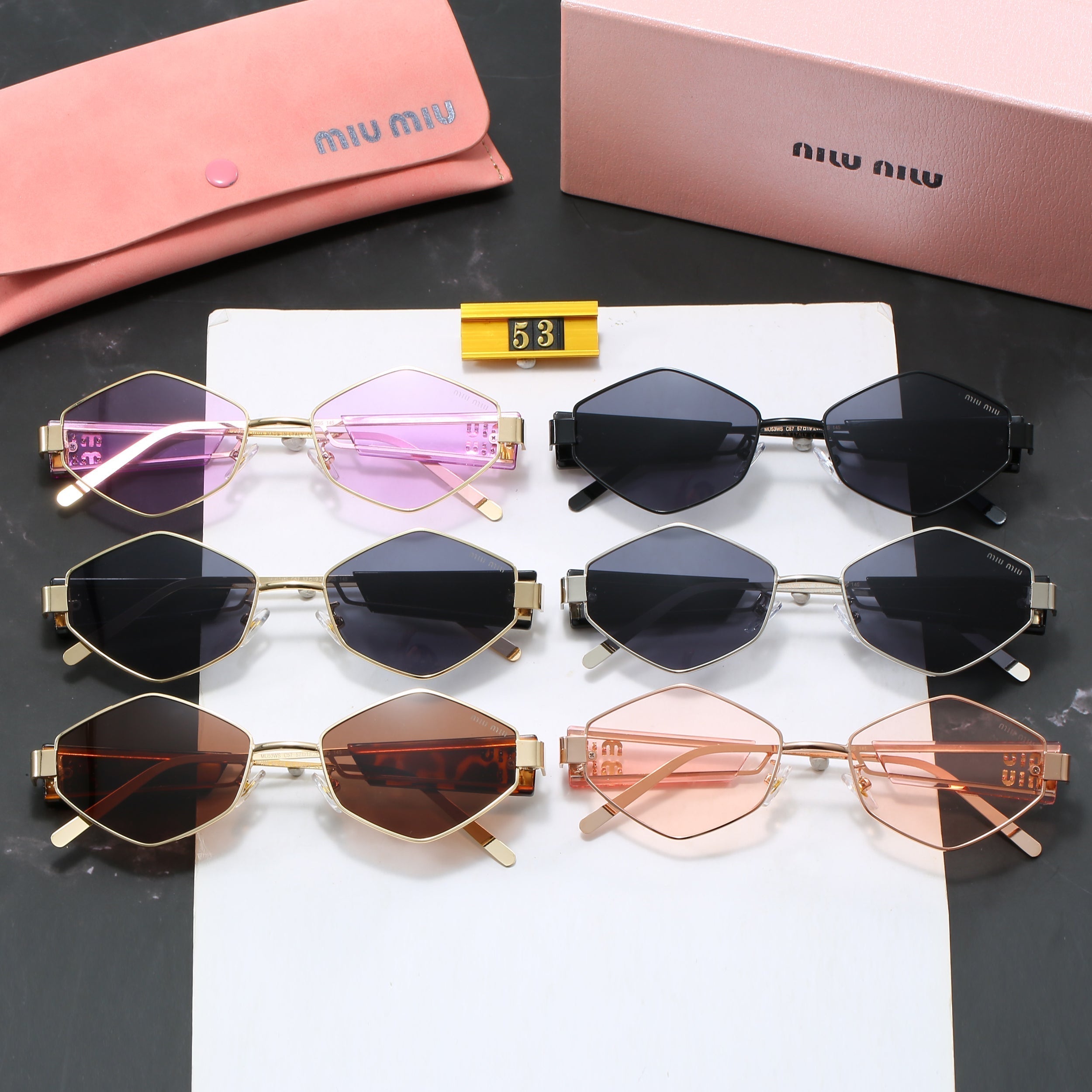 Miu Miu Hexagonal Sunglasses