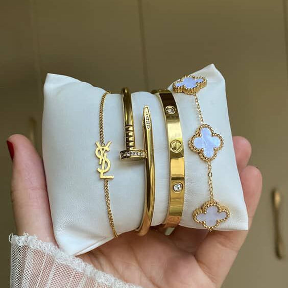 Bracelet 5 Motifs VC - White
