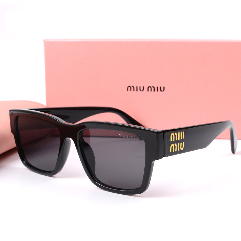 Miu Miu Rectangular Sunglasses with Logo