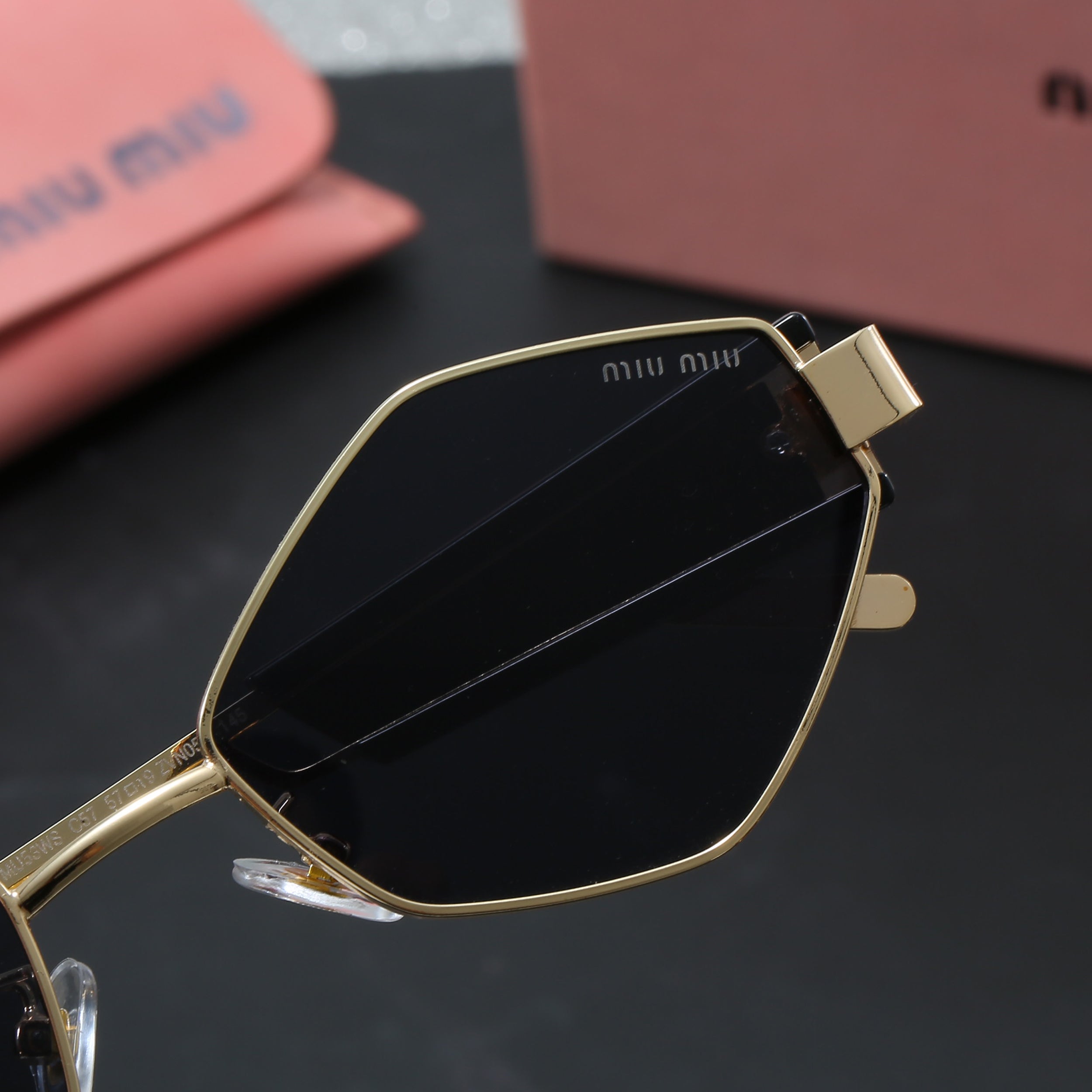 Miu Miu Hexagonal Sunglasses