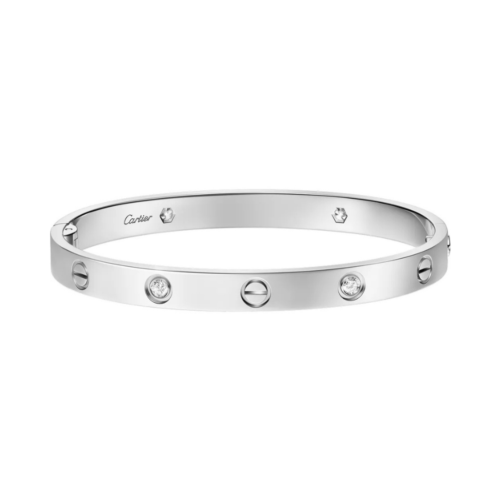 Bracelet Love Diamonds CR Silver