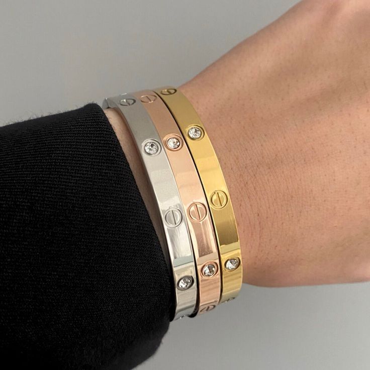 Bracelet Love Diamonds CR Bronze