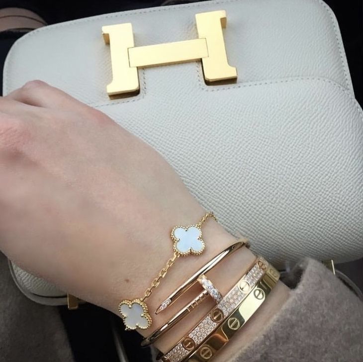 Bracelet 5 Motifs VC - White