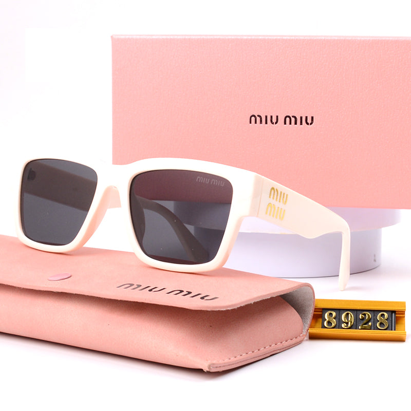 Miu Miu Rectangular Sunglasses with Logo