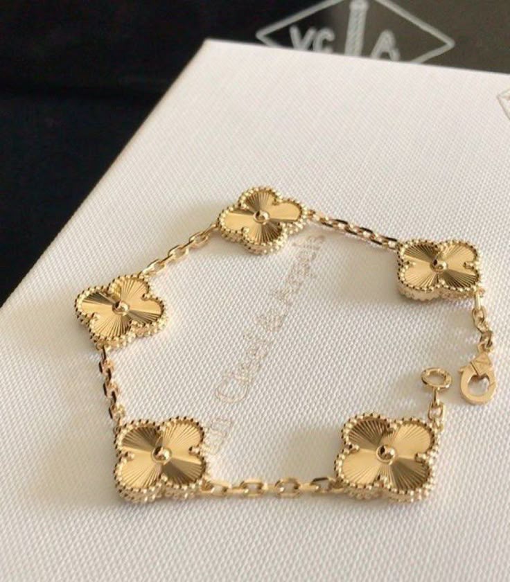 Bracelet 5 Motifs VC - Gold