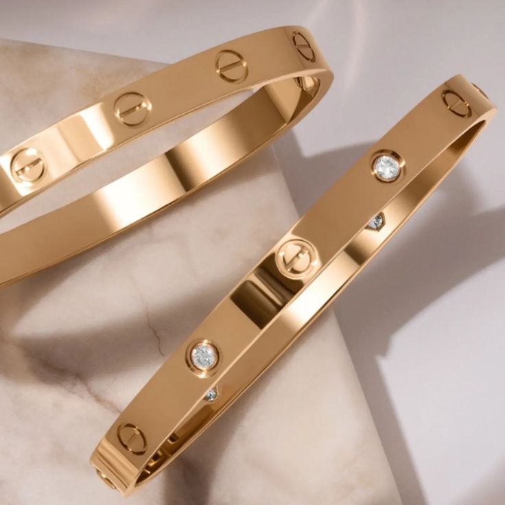 Bracelet Love Diamonds CR Gold