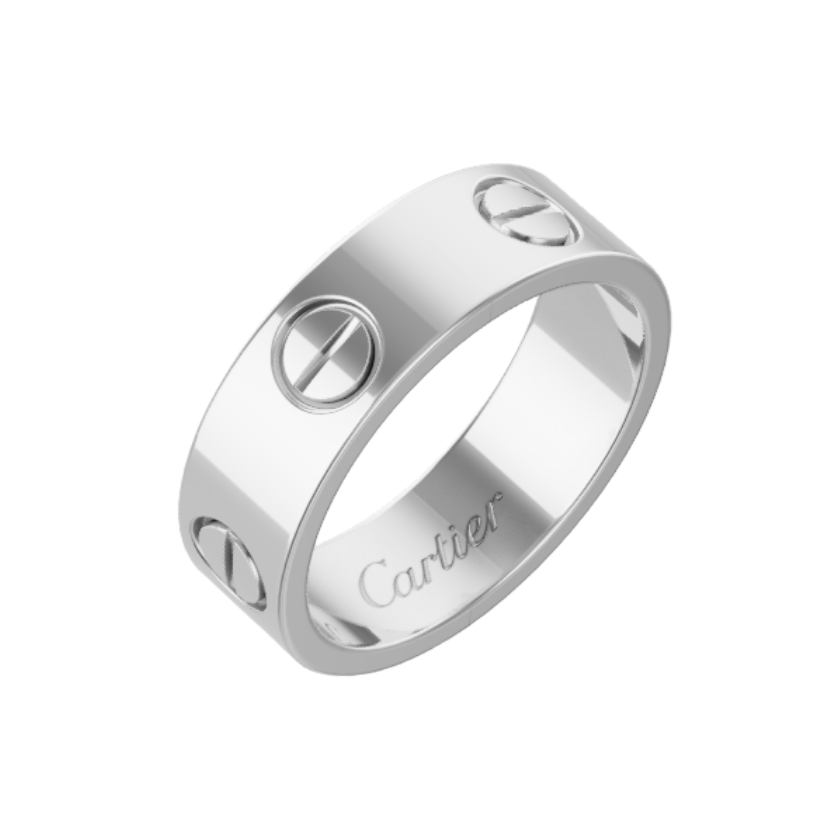 Ring Love CR Silver