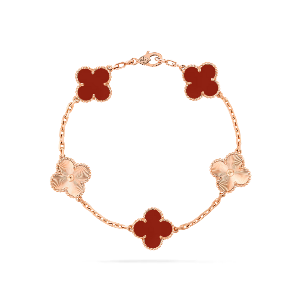 Bracelet 5 Motifs VC - Red