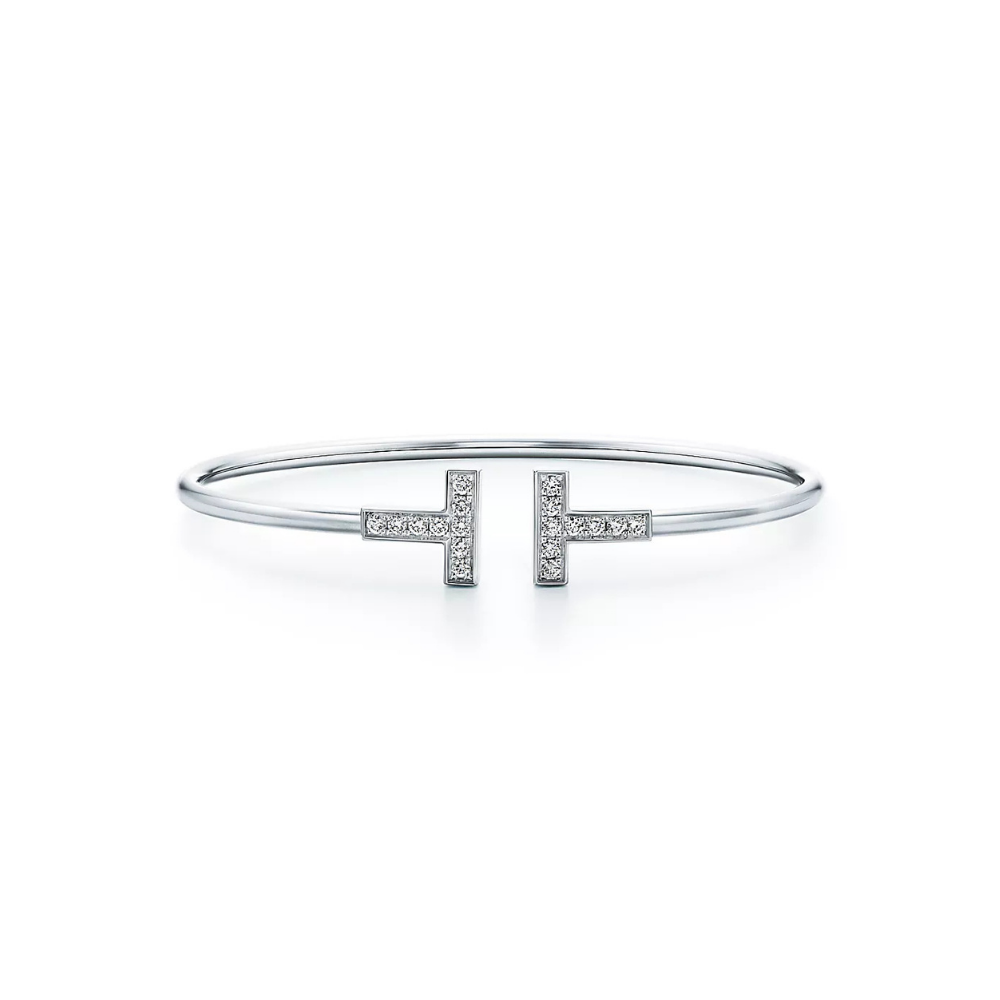 Bracelet T Wire Diamants TF Silver