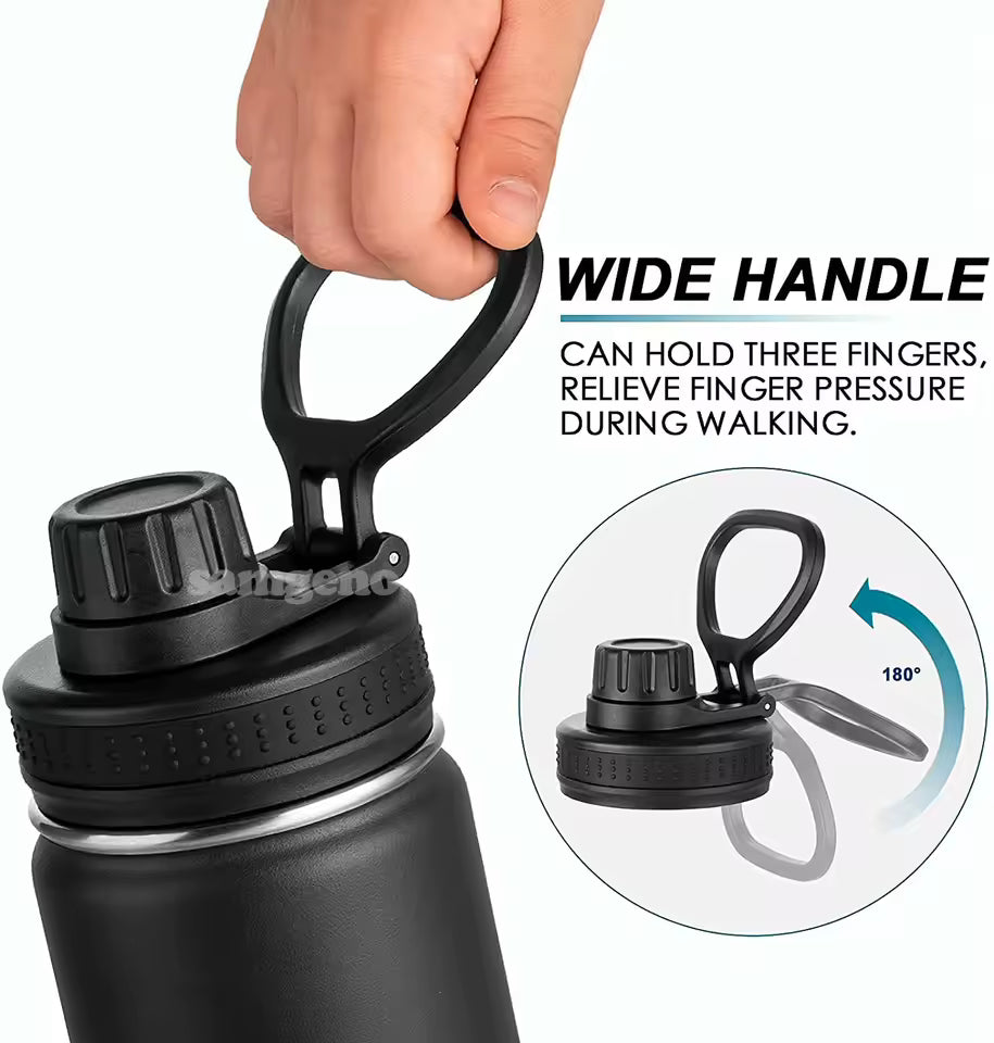 Stainless Steel insulated Water Bottle, double vacuum bottles for cycling, gym, travel.