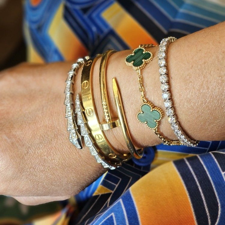 Bracelet 5 Motifs VC - Green