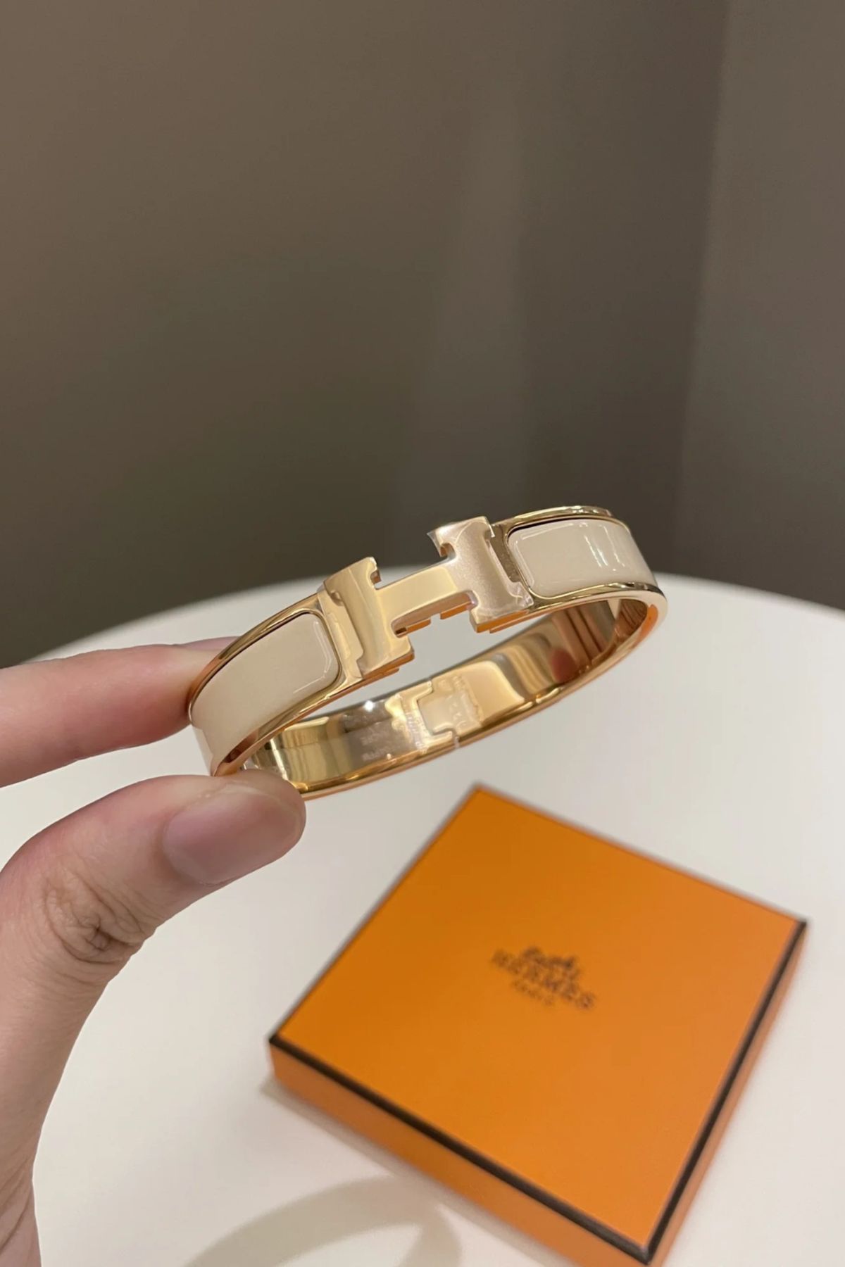 Bracelet Clic H - White