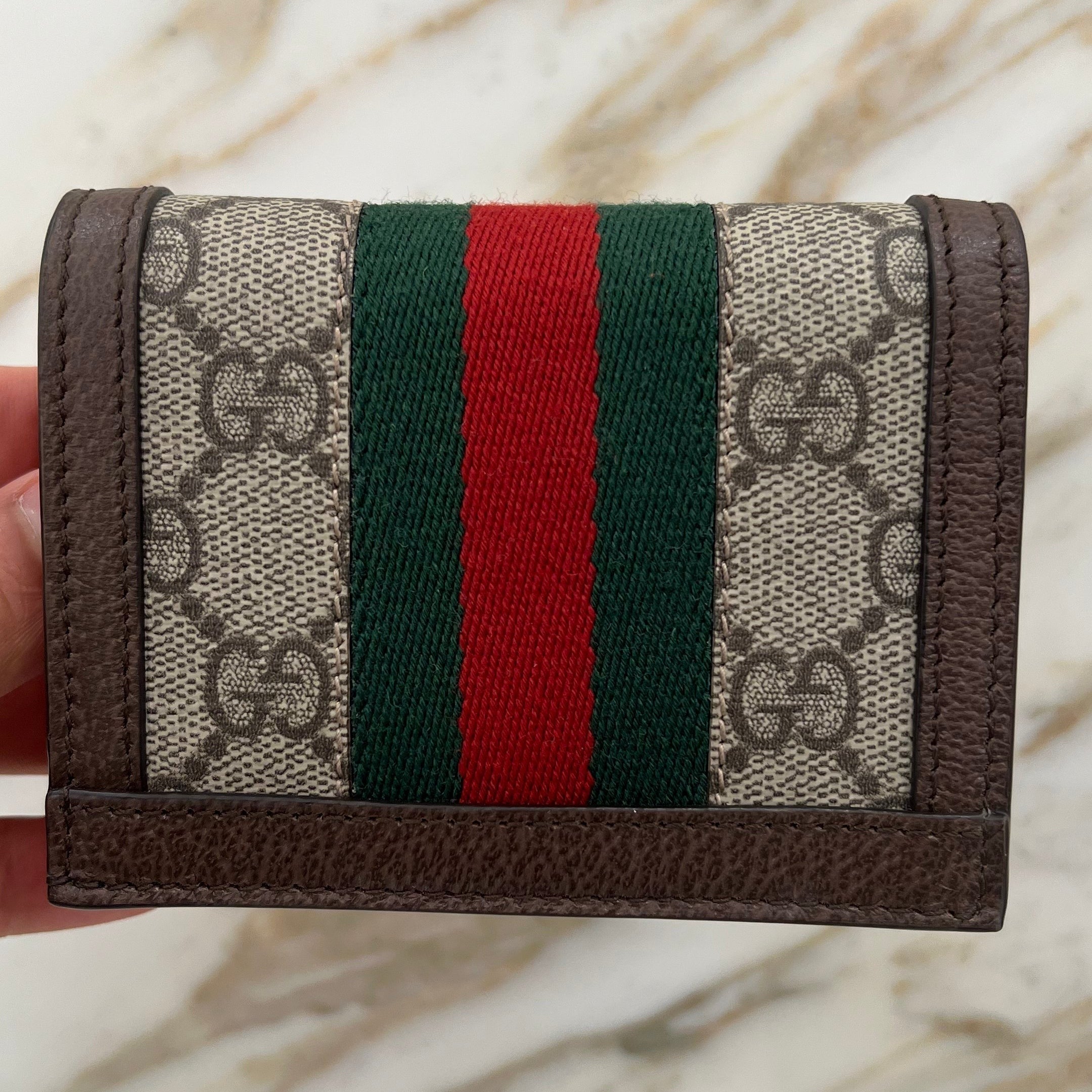 Gucci OPHIDIA CARD CASE WALLET