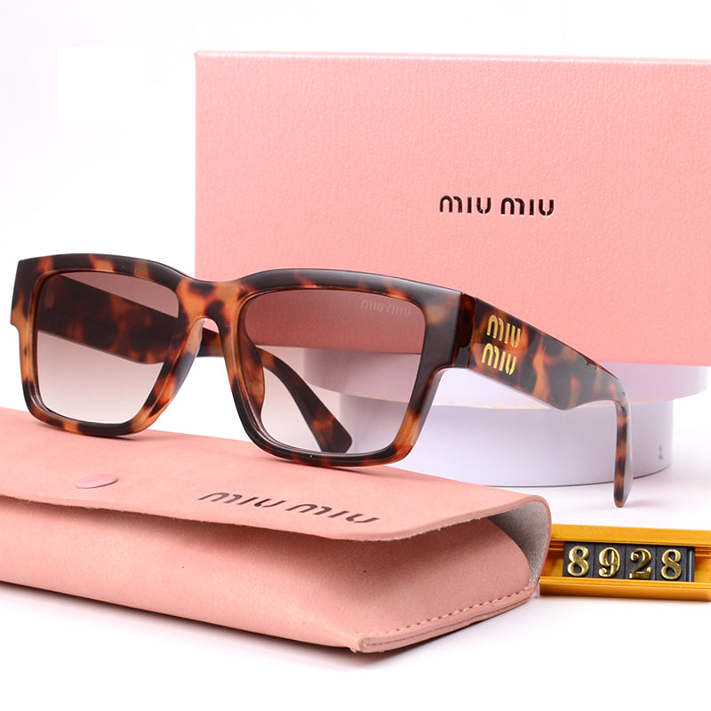 Miu Miu Rectangular Sunglasses with Logo